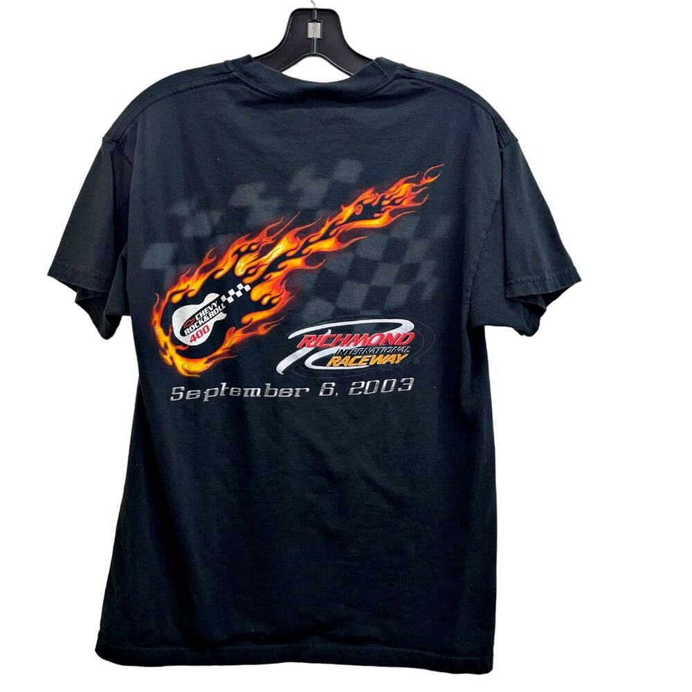 Vintage Chevy Rock & Roll 400 Sept 2003 Richmond T-Shirt  Back Logo Nascar